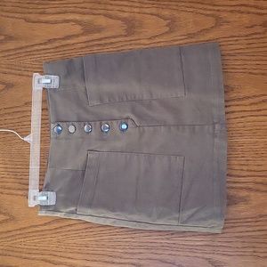 Olive Green Mini Skirt